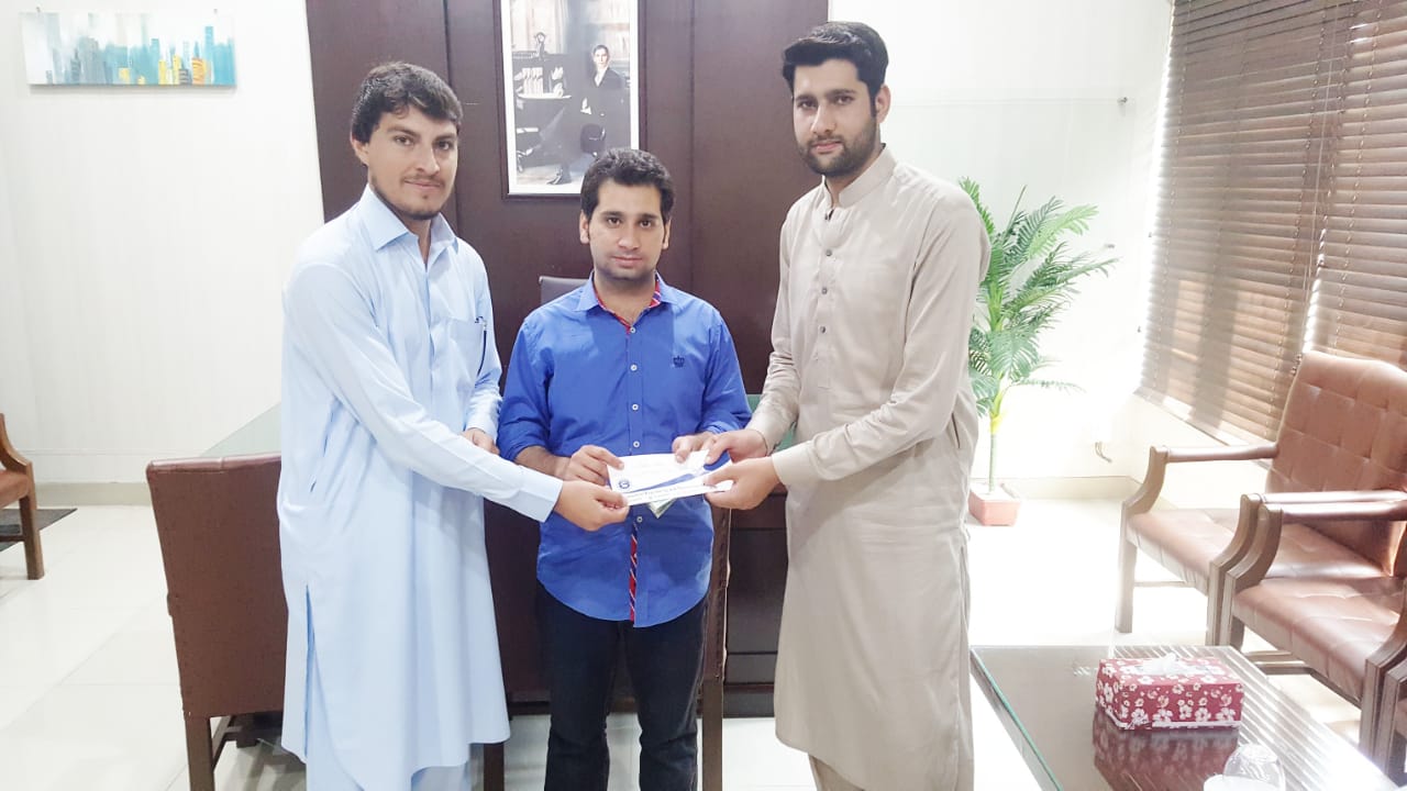 Cash Prize distribution ceremony  was held on 02 September 2019 in the department of Electrical engineering in which cash prizes were distributed to the top five winners of Final Year Projects of the Department.